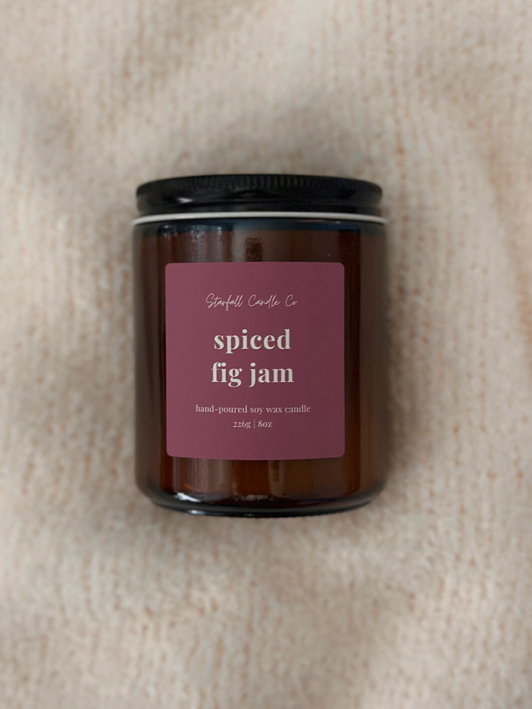Spiced Fig Jam Soy Wax Candle