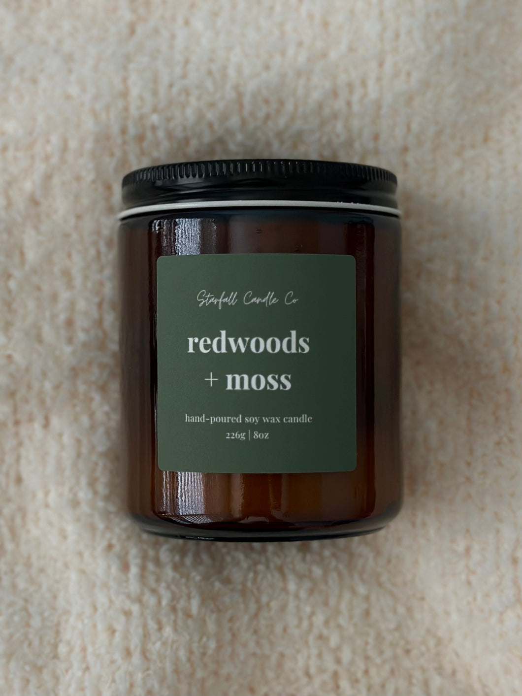 Redwoods + Moss Soy Wax Candle