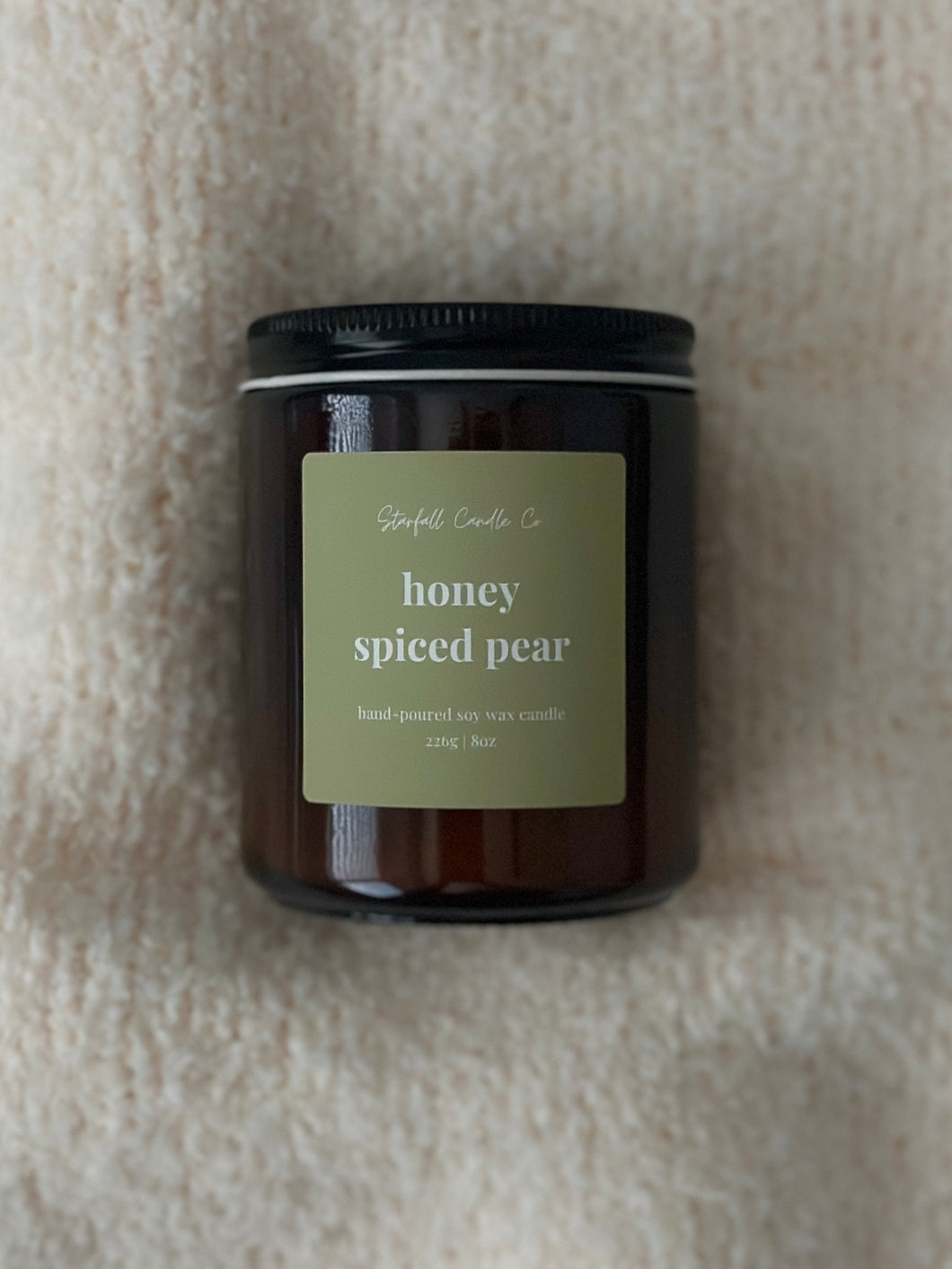 Honey Spiced Pear Soy Wax Candle